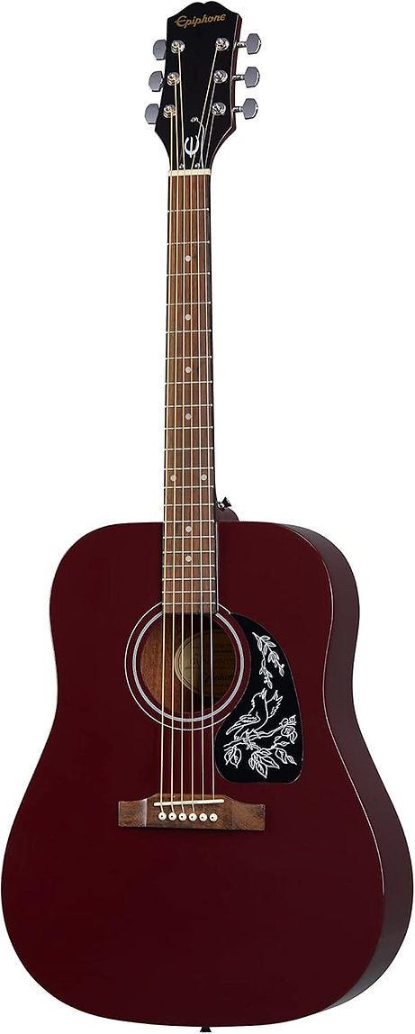 EPIPHONE STARLING ACOUSTIC GUITAR STARTER PACK (WINE RED) - PPAG-EASTARWRCH1