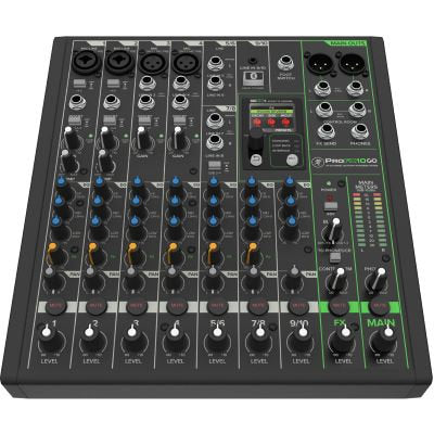 MACKIE PROFX10GO BATTERY-POWERED 10-CHANNEL MIXER WITH USB - PROFX10GO