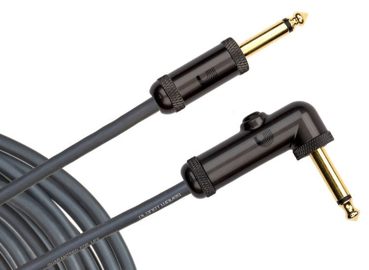 PLANET WAVES CIRCUIT BREAKER INSTRUMENT CABLE, RIGHT-ANGLE, 20 FEET
