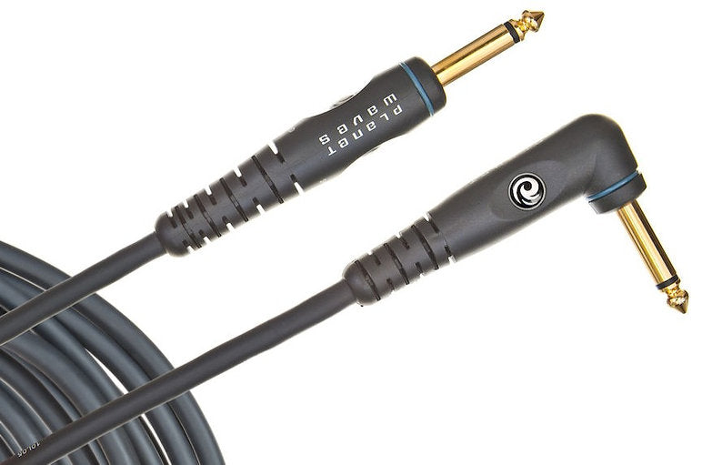 PLANET WAVES CUSTOM SERIES INSTRUMENT CABLE, RIGHT ANGLE, 20 FEET