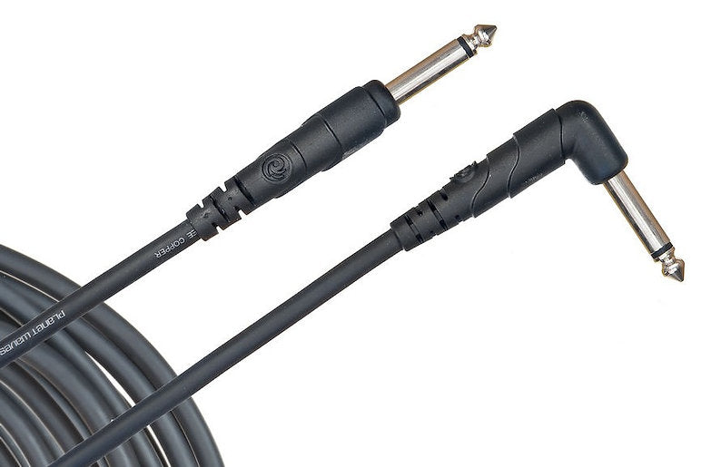 PLANET WAVES CLASSIC SERIES INSTRUMENT CABLE, RIGHT ANGLE PLUG, 20 FEET