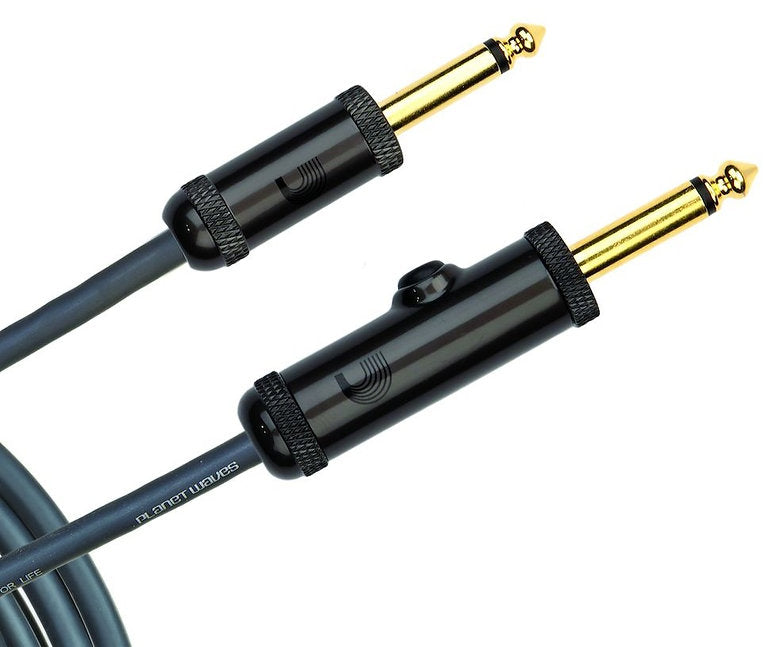 PLANET WAVES CIRCUIT BREAKER MOMENTARY MUTE INSTRUMENT CABLE, 20 FEET