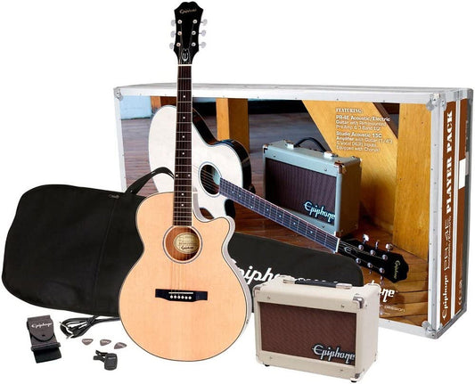 EPIPHONE PR-4E ACOUSTIC/ELECTRIC GUITAR PACK