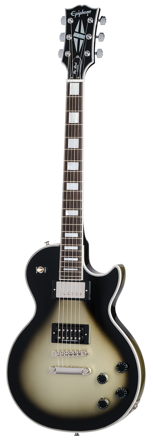 EPIPHONE ADAM JONES 1979 LES PAUL CUSTOM ANTIQUE SILVERBURST