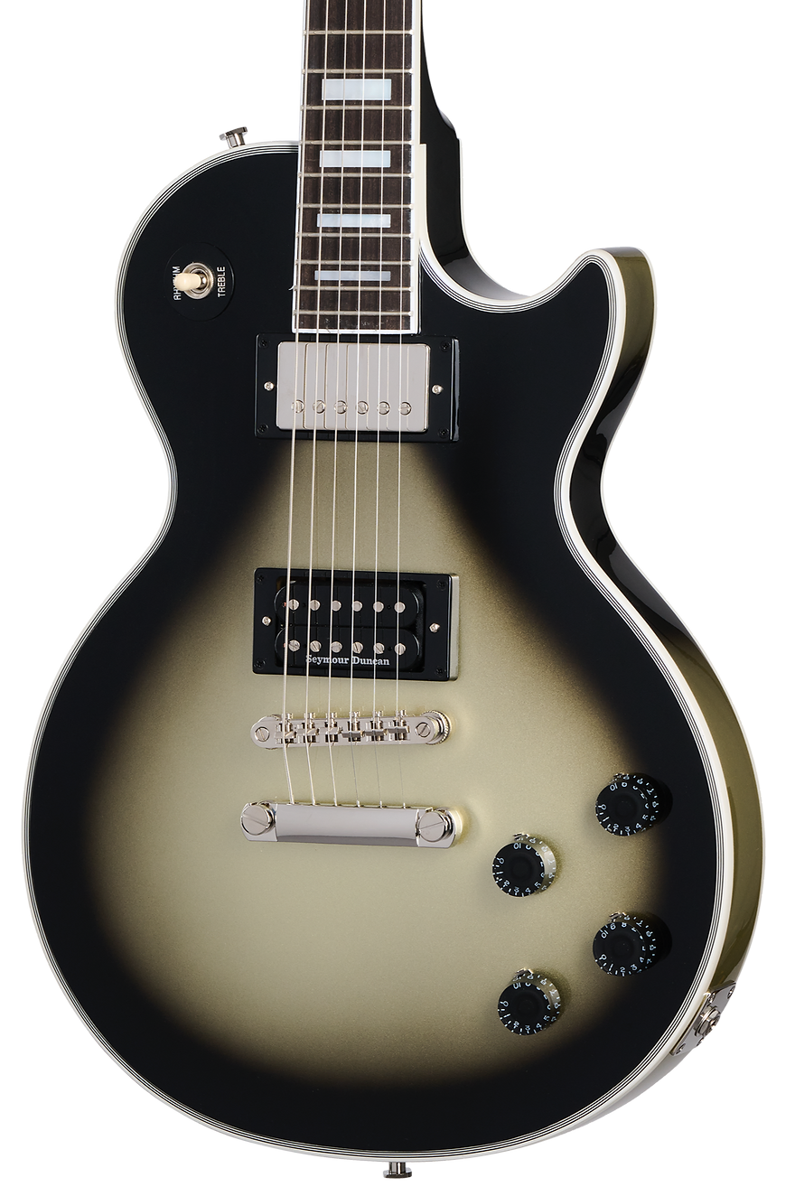 EPIPHONE ADAM JONES 1979 LES PAUL CUSTOM ANTIQUE SILVERBURST