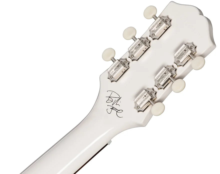 EPIPHONE BILLY JOE ARMSTRONG LES PAUL JUNIOR CLÁSICA BLANCA