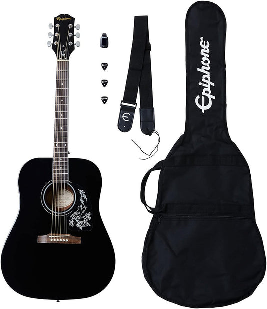 EPIPHONE STARLING ACOUSTIC GUITAR STARTER PACK - PPAG-EASTAREBCH1