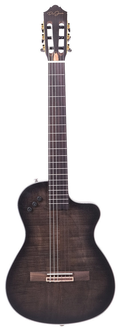 GUITARRA DON JOSE SERIE ELITE DE CUERPO DELGADO CON BOLSA - DJ-G-SOLOIST-BKS