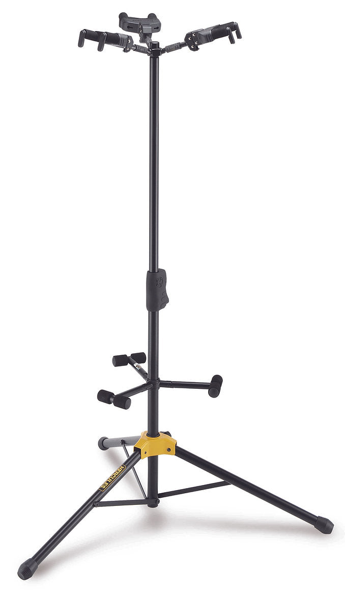 HERCULES GS432B PLUS - SOPORTE PARA TRIGUITARRA CON RESPALDO