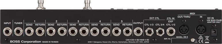 SISTEMA DE CONMUTACIÓN BOSS EFX ES-5 ES-5