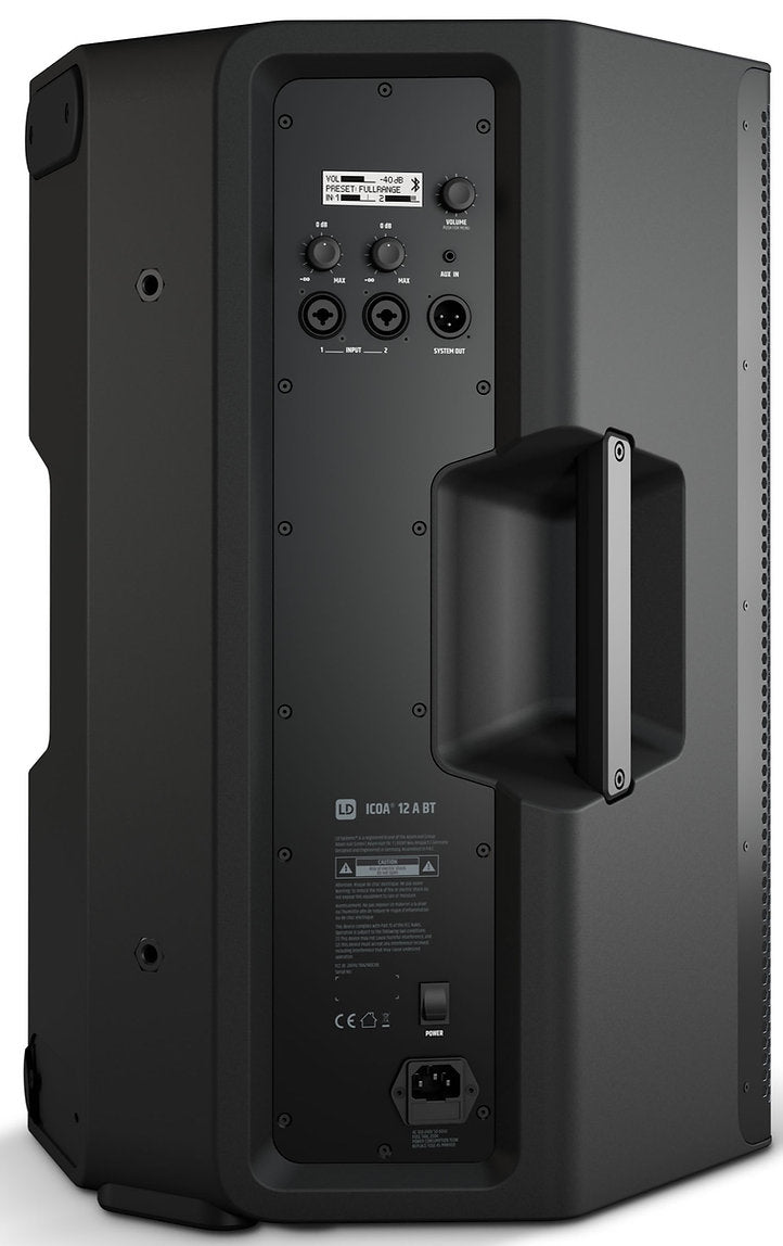 LD SYSTEMS ICOA 12A BT 12" COAXIAL PA SPEAKER WITH BLUETOOTH