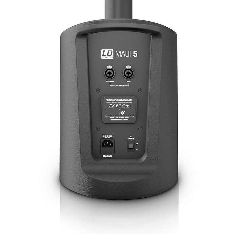 Sistema de sonido de columna ultraportátil LD Systems con mezclador y Bluetooth -LDS-MAUI5