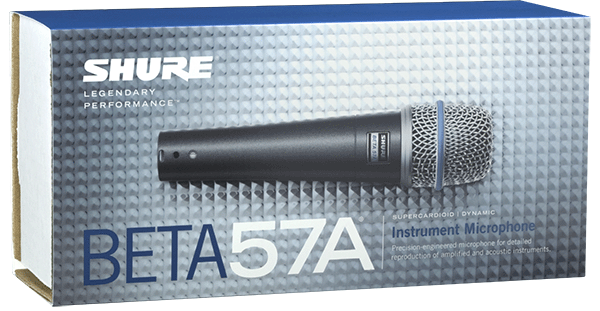 MICRÓFONO DINÁMICO DE INSTRUMENTOS SHURE BETA 57A