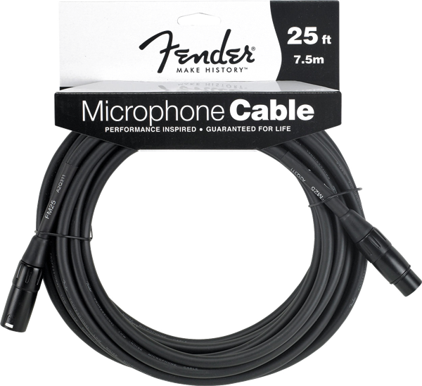 FENDER FENDER 25' MICROPHONE CABLE