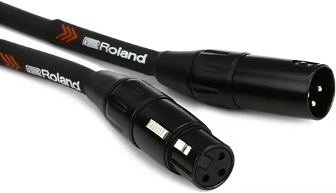 ROLAND RMC-B15 BLACK SERIES MICROPHONE CABLE (15ft.)