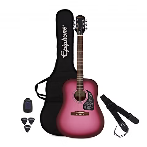EPIPHONE STARLING ACOUSTIC GUITAR STARTER PACK - PPAG-EASTARHPPCH1